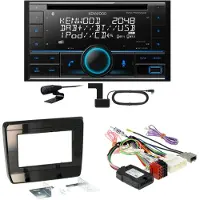 Kenwood DPX-7300DAB Bluetooth DAB CD USB Einbauset für Isuzu D-Max 3 ab 2020
