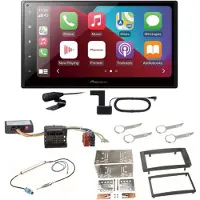 Pioneer SPH-DA160DAB Bluetooth USB Android Auto CarPlay MP3 Einbauset für T5