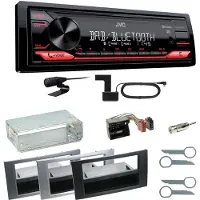 JVC KD-X272DBT DAB+ Bluetooth FLAC Einbauset für Ford Focus C-Max Fiesta Transit
