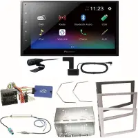 Pioneer DMH-A340DAB Digitalradio Bluetooth Einbauset für Opel Vectra C Meriva Vivaro Combo