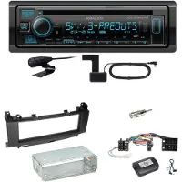 Kenwood KDC-BT960DAB Bluetooth DAB Einbauset für Mercedes A B Klasse W169 W245