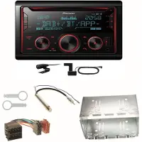 Pioneer FH-S820DAB DAB+ Bluetooth USB CD Einbauset für Polo 6N2 9N Bora Ibiza 6L