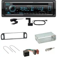 Kenwood KDC-BT740DAB Digitalradio Bluetooth Einbauset für Citroen C5 bis 07/2004