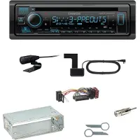 Kenwood KDC-BT950DAB Bluetooth Digitalradio Einbauset für Mercedes E-Klasse W124