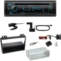 Kenwood KDC-BT950DAB Bluetooth Digitalradio CD Einbauset für Ford Fusion Fiesta