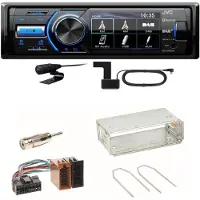 JVC KD-X561DBT DAB+ Bluetooth Autoradio Einbauset für Renault Clio 1 2 Twingo