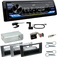 JVC KD-X472DBT DAB+ Bluetooth FLAC Einbauset für Ford Kuga Fusion Galaxy S-Max