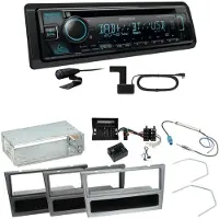 Kenwood KDC-BT560DAB Bluetooth Einbauset für Opel Vectra C Meriva Vivaro Combo