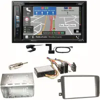 Pioneer AVIC-Z730DAB DAB+ USB Einbauset für Mercedes C-Klasse W203 CLK W208 W209