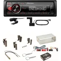 Pioneer MVH-330DAB Bluetooth Digitalradio Einbauset für Audi A4 B5 A6 4B C4 A8