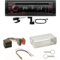 Kenwood KDC-BT450DAB Bluetooth DAB CD Einbauset für Skoda Octavia 1U Superb 1