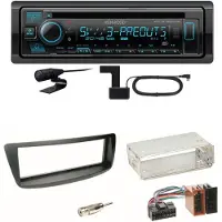 Kenwood KDC-BT960DAB Bluetooth DAB Einbauset Toyota Aygo Citroen C1 Peugeot 107