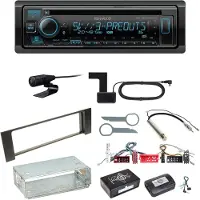 Kenwood KDC-BT950DAB Bluetooth Digitalradio CD Einbauset für Audi A4 B6 B7