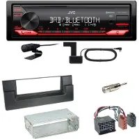 JVC KD-X282DBT Bluetooth DAB USB Einbauset für BMW 5er E39 bis 09/2000