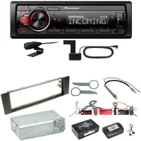 Pioneer MVH-330DAB Bluetooth Digitalradio Einbauset für Audi A3 8P 8PA