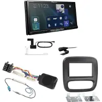 Pioneer AVH-Z9200DAB Bluetooth Autoradio MP3 DAB+ Einbauset für Opel Vivaro B