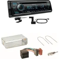 Kenwood KDC-BT760DAB Bluetooth DAB Einbauset für Opel Astra F G Corsa B Zafira A