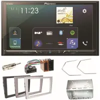 Pioneer SPH-DA230DAB Bluetooth Einbauset für Opel Vectra Omega Corsa Signum Meriva