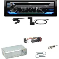 JVC KD-DB922BT Bluetooth Digitalradio Einbauset für Mercedes E-Klasse W124