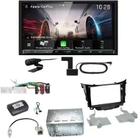 Kenwood DMX8021DABS Android Auto CarPlay Einbauset für Hyundai i30 GD GDH