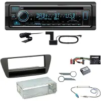 Kenwood KDC-BT740DAB Digitalradio Bluetooth Einbauset für Audi Q3 8U