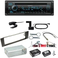 Kenwood KDC-BT950DAB Bluetooth Digitalradio CD Einbauset für Audi A3 8P 8PA