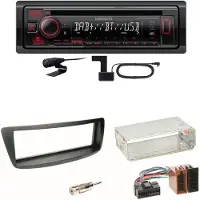 Kenwood KDC-BT450DAB Bluetooth DAB Einbauset Toyota Aygo Citroen C1 Peugeot 107