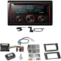 Pioneer FH-S820DAB DAB+ Bluetooth FLAC USB Einbauset für Mercedes W211 CLS W219