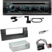 Kenwood KDC-BT740DAB Digitalradio Bluetooth Einbauset für BMW 5er E39 ab 10/2000