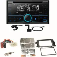 Kenwood DPX-7300DAB Bluetooth Digitalradio Einbauset für Suzuki SX 4 Fiat Sedici