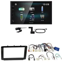 Kenwood DMX-125DAB USB Bluetooth MP3 DAB+ Einbauset für Toyota Hilux 2016-2019