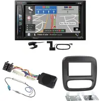 Pioneer AVIC-Z730DAB USB DAB+ MP3 Navigation CD Einbauset für Nissan NV300