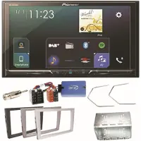 Pioneer SPH-DA230DAB Bluetooth Einbauset für Opel Vectra Omega Corsa Signum Meriva