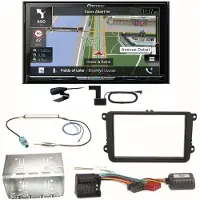 Pioneer AVIC-Z830DAB Navigation DAB+ Einbauset für Beetle Jetta Sharan Tiguan T5