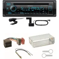 Kenwood KDC-BT960DAB Bluetooth DAB USB Einbauset für Seat Ibiza 6L Arosa Cordoba