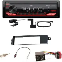 JVC KD-X282DBT Bluetooth Digitalradio USB Einbauset für BMW 3er E46