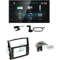 Kenwood DMX-125DAB USB Bluetooth DAB+ Einbauset für Mitsubishi Pajero ab 2015