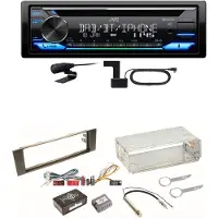 JVC KD-DB922BT Bluetooth Digitalradio CD USB Einbauset für Audi A3 8P 8PA