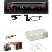 Kenwood KDC-BT450DAB Bluetooth DAB CD Einbauset für Renault Clio 1 2 Twingo