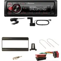 Pioneer MVH-330DAB Bluetooth Digitalradio Einbauset für Focus Fiesta Puma Mondeo