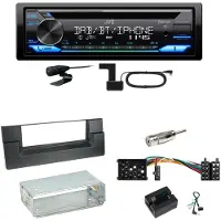 JVC KD-DB922BT Bluetooth Digitalradio Einbauset für BMW 5er E39 bis 09/2000