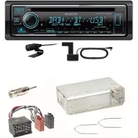 Kenwood KDC-BT740DAB Digitalradio Bluetooth Einbauset für BMW E30 E34 E32