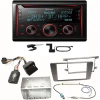 Pioneer FH-S820DAB DAB+ Bluetooth FLAC CD Einbauset für Skoda Octavia 2 Yeti 5L