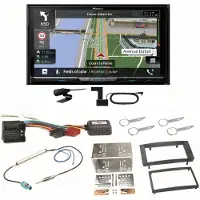 Pioneer AVIC-Z930DAB Navigation DAB+ USB MP3 Einbauset für T5 2003-2015 Multivan
