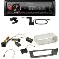 Pioneer MVH-330DAB Bluetooth Digitalradio Einbauset für BMW E90 E91 E92 E93