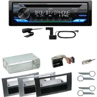 JVC KD-DB922BT Bluetooth DAB Einbauset für Ford Kuga Fusion Galaxy S-Max