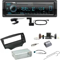 Kenwood KMM-BT508DAB Bluetooth Digitalradio USB Einbauset für Ford KA RU8