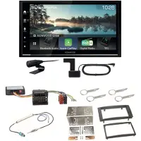 Kenwood DMX7722DABS Android Auto CarPlay Bluetooth Einbauset für Touareg 7L