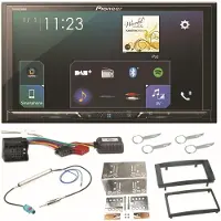 Pioneer SPH-DA230DAB Bluetooth USB Einbauset für T5 2003-2015 Multivan