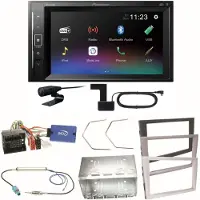 Pioneer DMH-A240DAB Digitalradio Einbauset für Opel Signum Corsa C Tigra Twintop